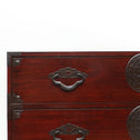時代箪笥／米沢桜丸衣裳箪笥　スタンド付き【Yonezawa clothing chest with metal stand 】 [j1211]　Japanese Antique Furniture
