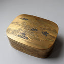 蒔絵八景小筥[k0568]【Lacuerd small box design of eight picturesque sights 】