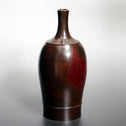 高村豊周作　朱銅花入　松【 Bronze vase with Pine design by TOYOCHIKA TAKAMURA】 [k0571]