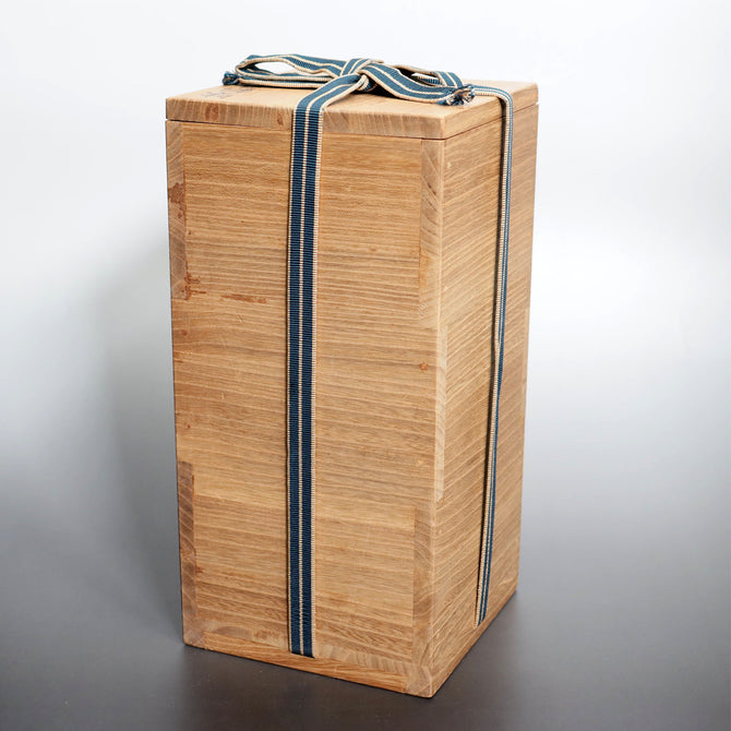 高村豊周作　朱銅花入　松【 Bronze vase with Pine design by TOYOCHIKA TAKAMURA】 [k0571]