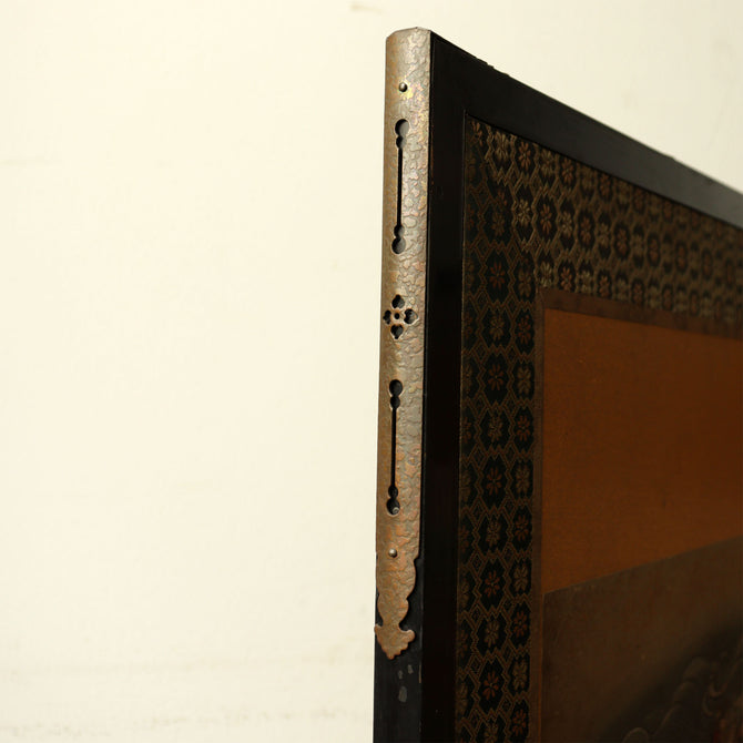 六曲屏風　平家物語絵巻【Folding screen The Tale of the Heike】　[k0595]