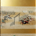 六曲屏風　平家物語絵巻【Folding screen The Tale of the Heike】　[k0595]