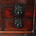 時代箪笥／閂錠付車箪笥【Wheeled chest with bar lock】 [j1188]Japanese Antique Furniture