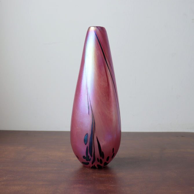 ガラス花入　GLASFORM John Ditchfield 製　[g033]