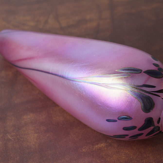 ガラス花入　GLASFORM John Ditchfield 製　[g033]