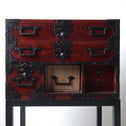 時代箪笥／酒田船箪笥　スタンド付き【FUNADANSU - sea chest with metal stand】 [j1229]　Japanese Antique Furniture
