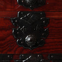 時代箪笥／酒田船箪笥　スタンド付き【FUNADANSU - sea chest with metal stand】 [j1229]　Japanese Antique Furniture