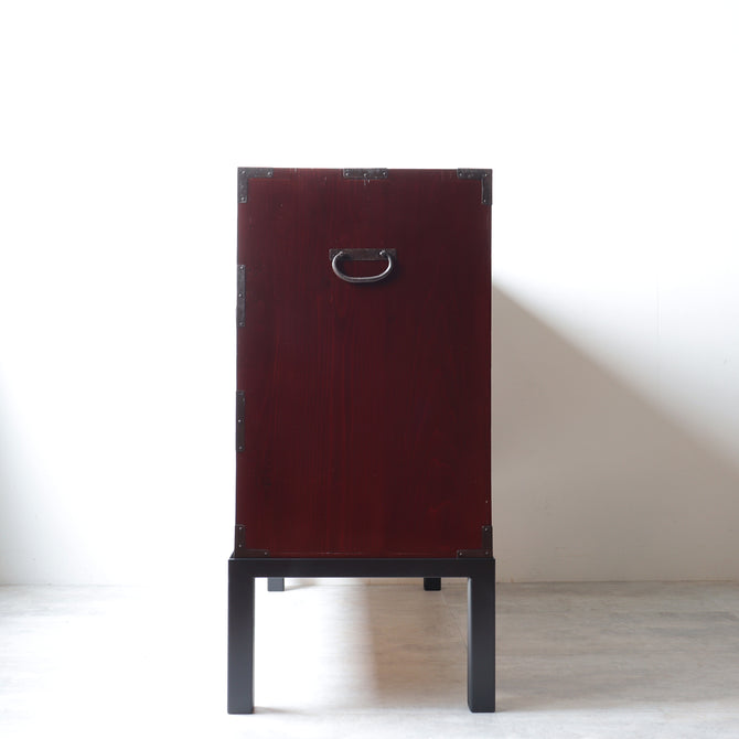 時代箪笥／庄内衣裳箪笥　スタンド付き【Shounai clothing chest with metal stand】 [j1231]Japanese Antique Furniture