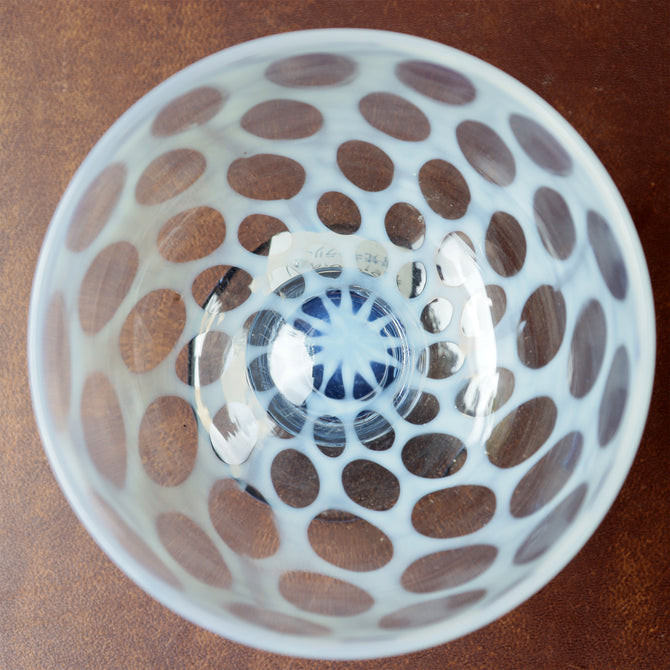 あぶり出し水玉文氷コップ一客　[IZ2412-4]