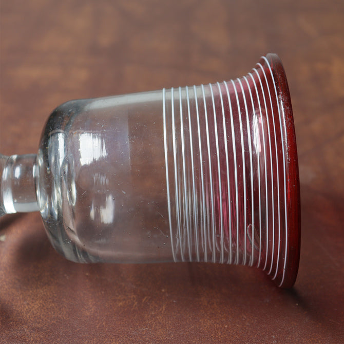 赤縁糸巻氷コップ(右側）[IZ2412-2]