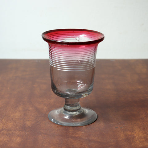 赤縁糸巻氷コップ(右側）[IZ2412-2]
