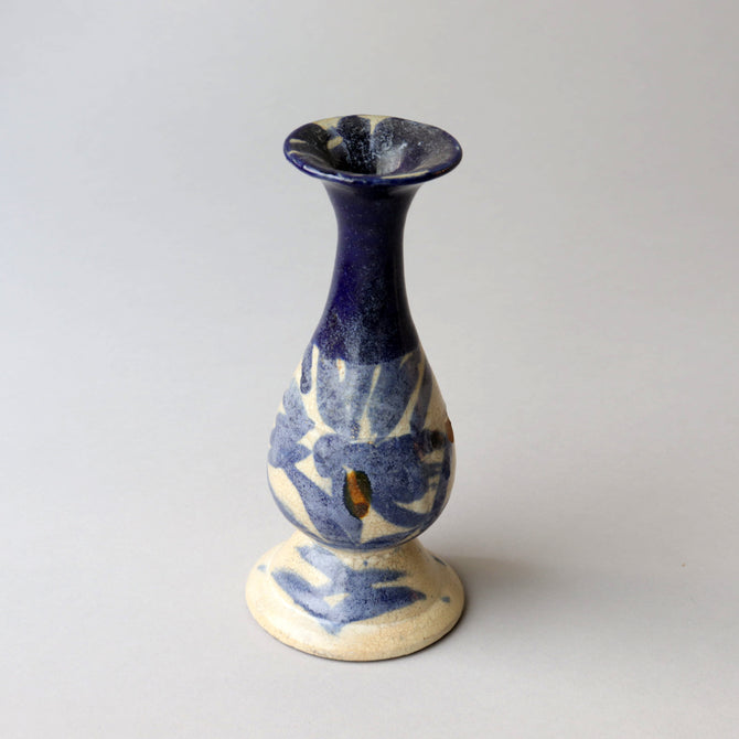 壺屋焼　瓶子　草花文　［p0321］