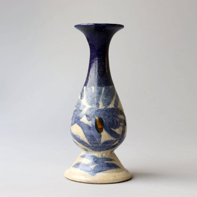 壺屋焼　瓶子　草花文　［p0321］