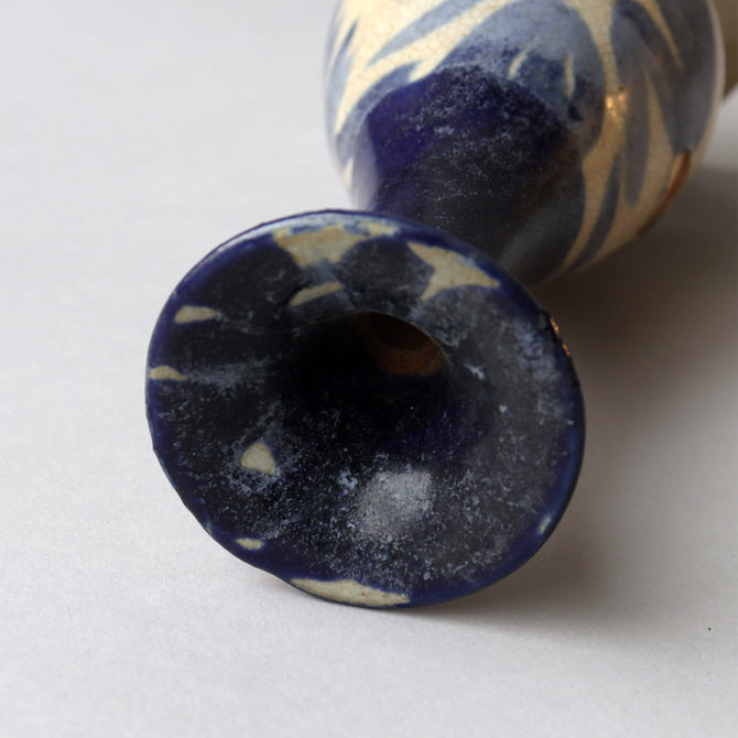 壺屋焼　瓶子　草花文　［p0321］