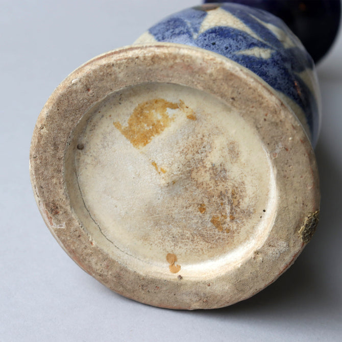 壺屋焼　瓶子　草花文　［p0321］