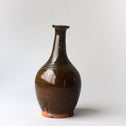 壺屋焼　褐釉瓶子　［p0317］