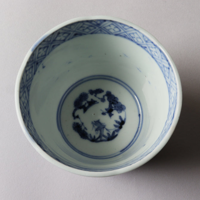 古伊万里蛸唐草紋様蕎麦猪口　1客【OLD IMARI SOBA CHOKO -soba noodle cup 1pc】[p0346]