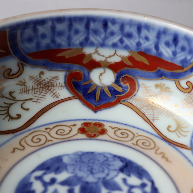 古伊万里赤絵春寒鉢　五客揃い　[p0333]【Old IMARI bowl 5pcs.】