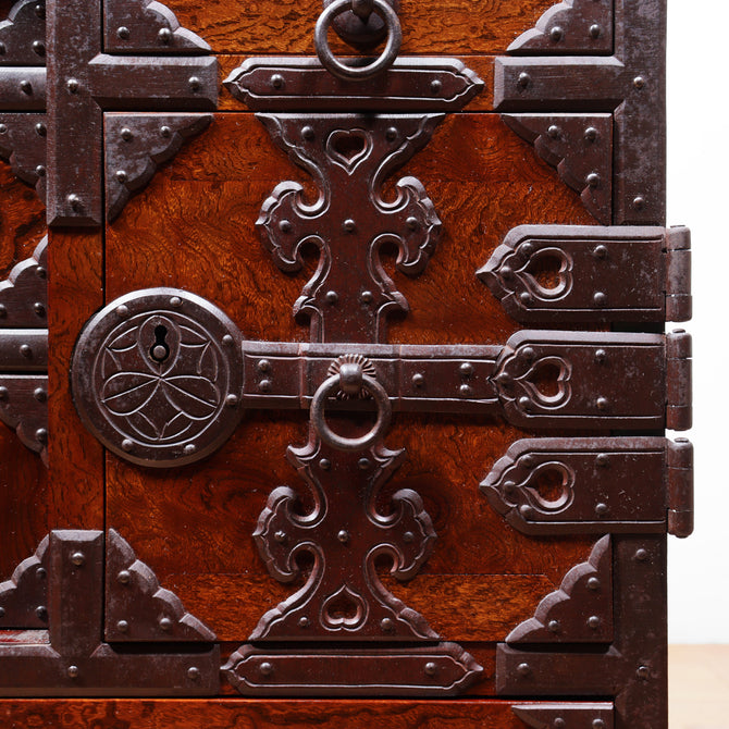 時代箪笥／庄内閂付小箪笥【SONAI Small chest 】 [j1198]　Japanese Antique Furniture