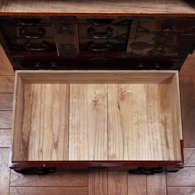 時代箪笥／庄内閂付小箪笥【SONAI Small chest 】 [j1198]　Japanese Antique Furniture