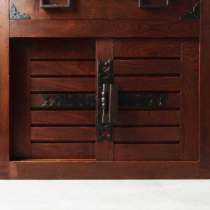 時代箪笥／越後帳場箪笥 【 ECHIGO MERCHANT CHEST 】 [j1199]　Japanese Antique Furniture
