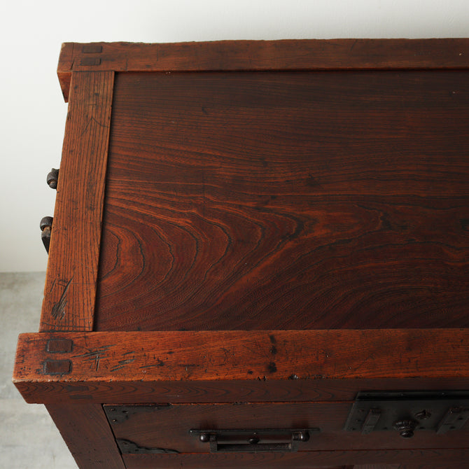 時代箪笥／越後帳場箪笥 【 ECHIGO MERCHANT CHEST 】 [j1199]　Japanese Antique Furniture