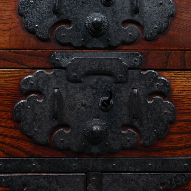 時代箪笥／総欅佐渡箪笥 【 SADO CHEST 】 [j1200]　Japanese Antique Furniture