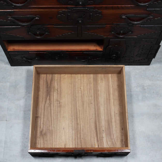 時代箪笥／総欅佐渡箪笥 【 SADO CHEST 】 [j1200]　Japanese Antique Furniture