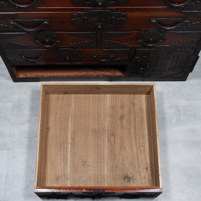 時代箪笥／総欅佐渡箪笥 【 SADO CHEST 】 [j1200]　Japanese Antique Furniture