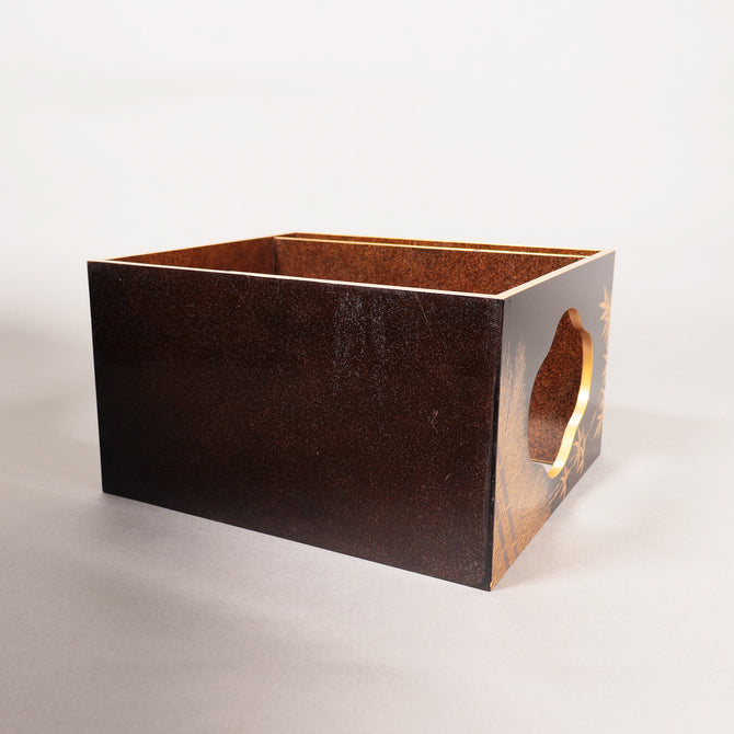 蒔絵松竹梅図花見重[k0539]【Makie Hanami-ju ( lacquered lunch box with Shochikubai design ) 】