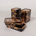 蒔絵松竹梅図花見重[k0539]【Makie Hanami-ju ( lacquered lunch box with Shochikubai design ) 】