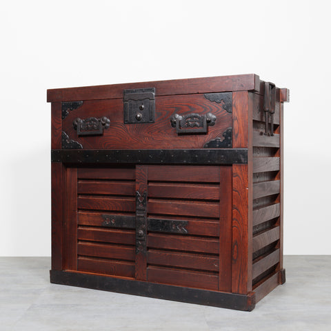 時代箪笥／越後帳場箪笥 【 ECHIGO MERCHANT CHEST 】 [j1201]　Japanese Antique Furniture