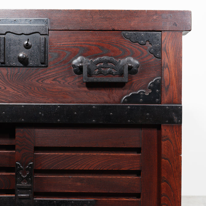 時代箪笥／越後帳場箪笥 【 ECHIGO MERCHANT CHEST 】 [j1201]　Japanese Antique Furniture