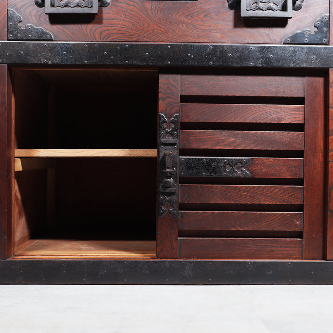 時代箪笥／越後帳場箪笥 【 ECHIGO MERCHANT CHEST 】 [j1201]　Japanese Antique Furniture