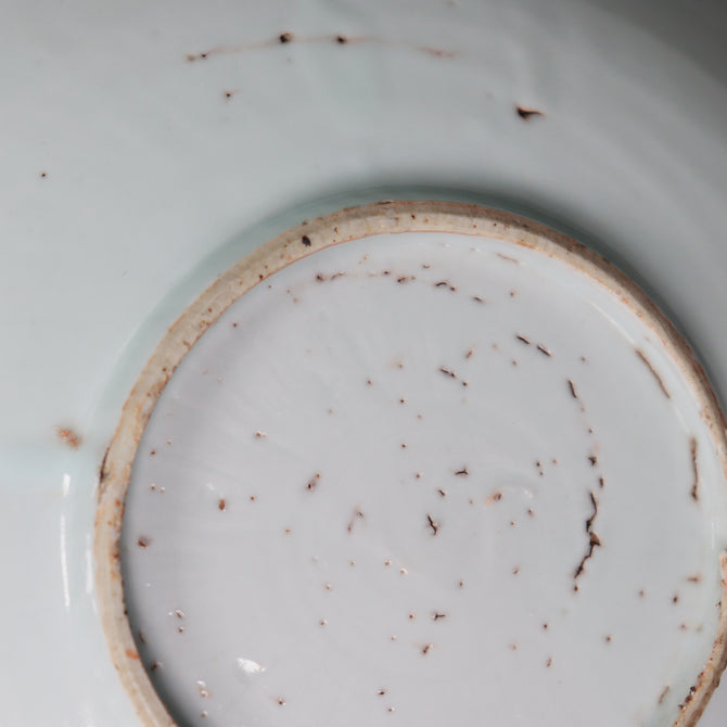 古染付五寸皿（人馬図） [p0309]