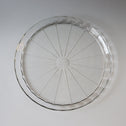 義屋萬（ギヤマン）菊型平鉢【Antique glass large plate】[g055]