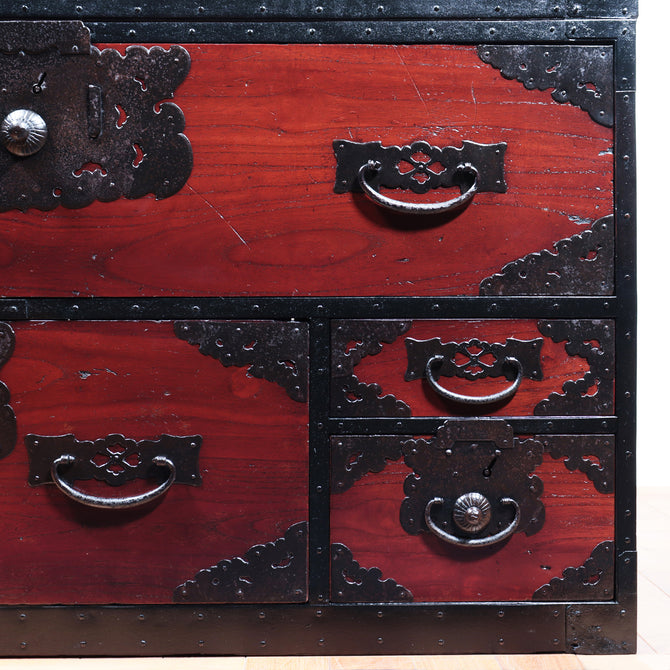 時代箪笥／佐渡小木衣裳箪笥【SADO OGI clothing chest】 [j1093]Japanese Antique Furniturepanese Antique Furniture