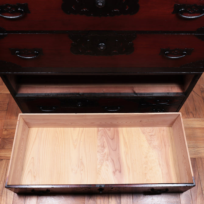 時代箪笥／佐渡小木衣裳箪笥【SADO OGI clothing chest】 [j1093]Japanese Antique Furniturepanese Antique Furniture