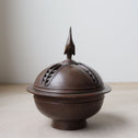 西大由作　春之意香炉【Incense Burner by Nishi Daiyu】[k0601]
