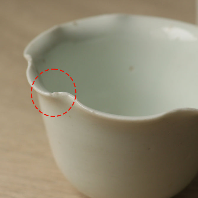 古伊万里白磁輪花形向付5客揃い[p0349]