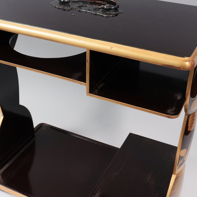 蒔絵紫陽花図提重 [k0551]