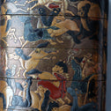 馬尽くし漆絵蒔絵印籠【INRO (Medicine case) with horse design】[k0604]