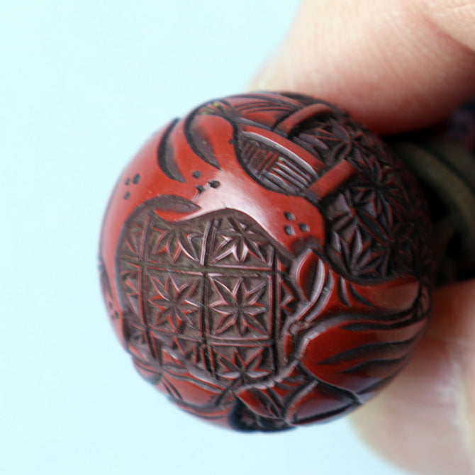 馬尽くし漆絵蒔絵印籠【INRO (Medicine case) with horse design】[k0604]