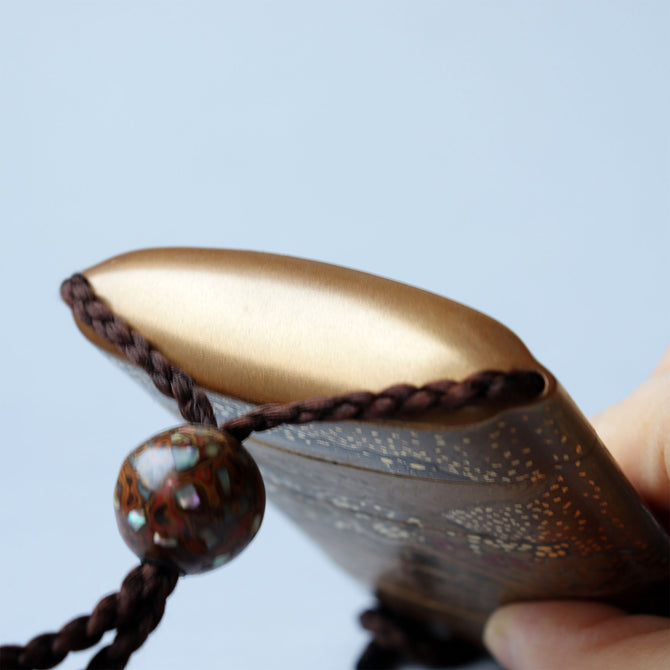 源氏絵蒔絵印籠【INRO (Medicine case) Genjie motif makie 】[k0605]