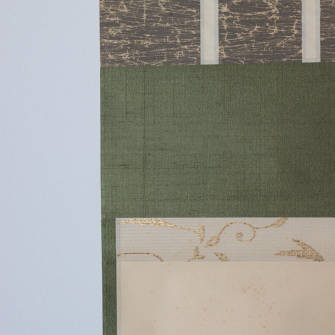 蓮月尼和歌短冊 あらし山にて 花のちるを見て【Waka Tanzaku by RENGETSU】[K0554]