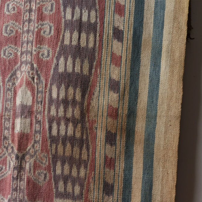 インドネシア　カリマンタン島イバン ダヤック族イカット[TX166]