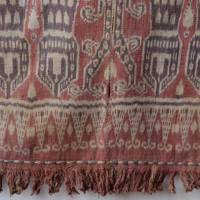 インドネシア　カリマンタン島イバン ダヤック族イカット[TX166]