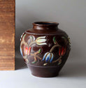 安藤七宝 鎚起七宝花瓶【 Cloisonne vase by ANDO SHIPPOU 】 [k0433]