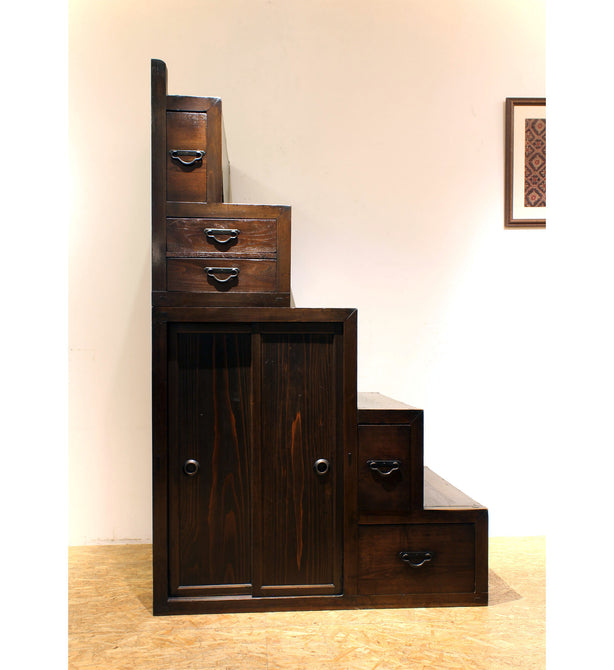 時代箪笥／階段箪笥 【 KAIDAN TANSU STEP CHEST 】 [j0764]　Japanese Antique Furniture