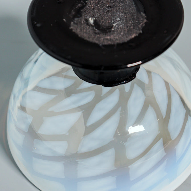 斜め格子文碗形氷コップ [g008]